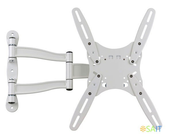 Кронштейн для телевизора Kromax TECHNO-5 белый 15"-55" макс.35кг настенный поворот и наклон