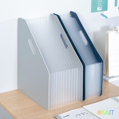 Лоток вертикальный Deli 63952GREY для бумаг A4 серый полипропилен