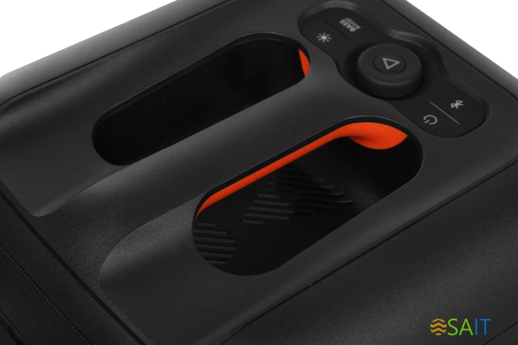 Минисистема Hi-Fi JBL PartyBox Encore Essential черный/оранжевый 100Вт USB BT