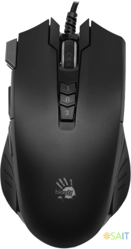 Мышь A4Tech Bloody V9M черный оптическая 6200dpi USB 9but