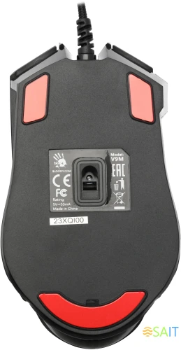 Мышь A4Tech Bloody V9M черный оптическая 6200dpi USB 9but
