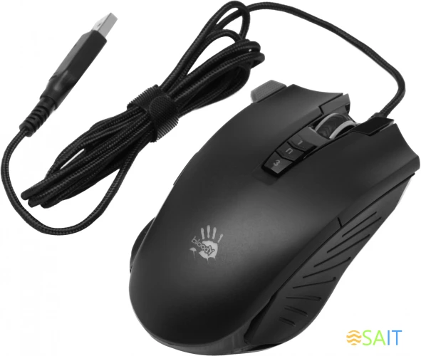 Мышь A4Tech Bloody V9M черный оптическая 6200dpi USB 9but