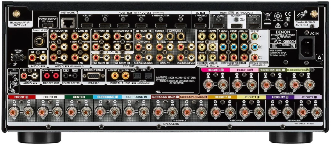 Ресивер AV Denon AVC-X8500HA 13.2 черный