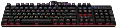 Клавиатура Оклик 990 G2 механическая черный USB Multimedia for gamer LED (1875240)