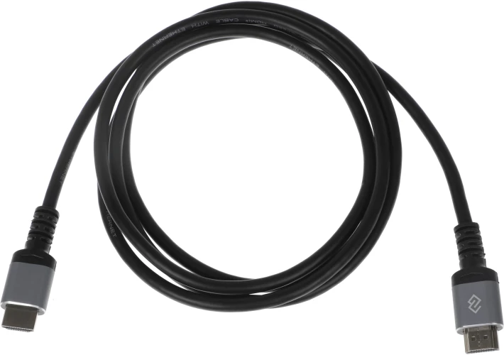 Кабель аудио-видео Digma D-HDMI-V2.0-2M HDMI (m)/HDMI (m) 2м. позолоч.конт. черный