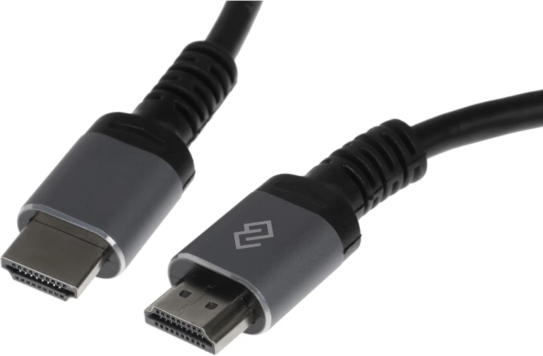 Кабель аудио-видео Digma D-HDMI-V2.0-2M HDMI (m)/HDMI (m) 2м. позолоч.конт. черный