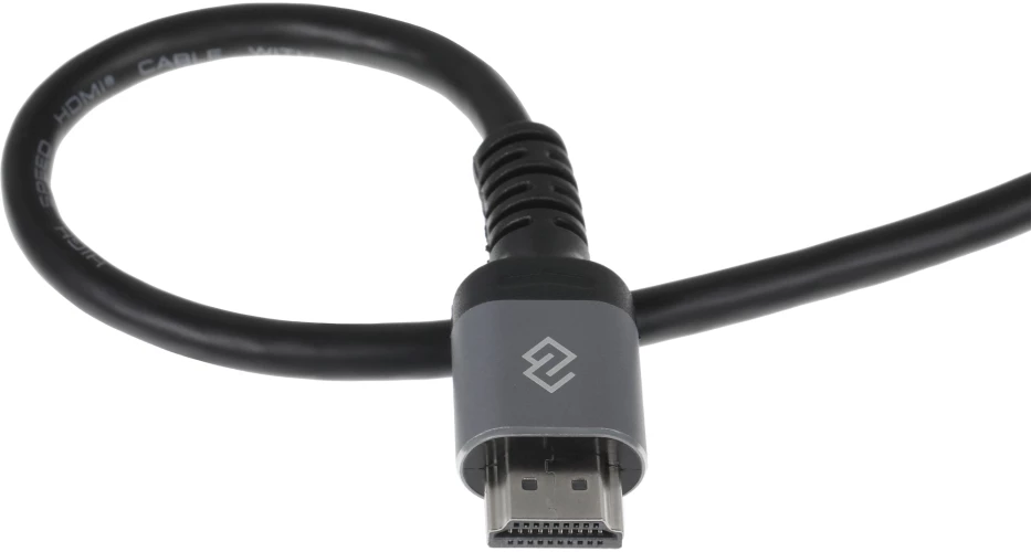 Кабель аудио-видео Digma D-HDMI-V2.0-2M HDMI (m)/HDMI (m) 2м. позолоч.конт. черный