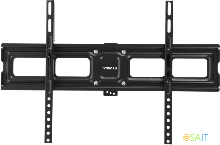 Кронштейн для телевизора Hyundai GL-N4 черный 32"-75" макс.40кг настенный поворотно-выдвижной и наклонный