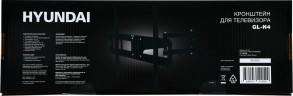 Кронштейн для телевизора Hyundai GL-N4 черный 32"-75" макс.40кг настенный поворотно-выдвижной и наклонный