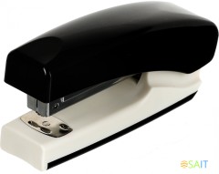 Степлер ручной Kw-Trio 055G9BLACK 24/6 26/6 (20листов) снижение усилия черный/белый 100скоб металл коробка