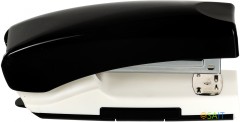 Степлер ручной Kw-Trio 055G9BLACK 24/6 26/6 (20листов) снижение усилия черный/белый 100скоб металл коробка
