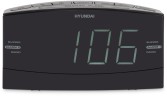 Радиобудильник Hyundai H-RCL238 черный LCD подсв:белая часы:цифровые FM