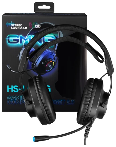 Наушники с микрофоном GMNG HS-L570G черный 2.1м мониторные оголовье (1533556)