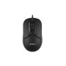 Мышь A4Tech Fstyler FM12S черный оптич. 1200dpi silent USB 3but (FM12S BLACK) A4Tech FM12S BLACK