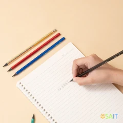 Карандаш ч/г Deli EC049-HB 2.2мм HB трехгран. ассорти