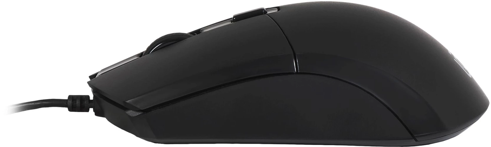 Мышь Оклик 207M черный оптическая 2400dpi USB 4but (1474598)