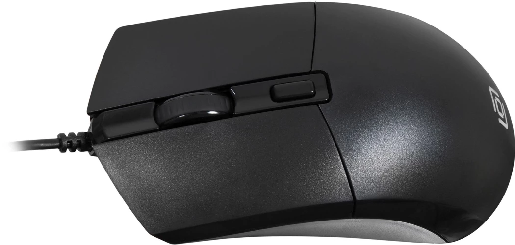 Мышь Оклик 207M черный оптическая 2400dpi USB 4but (1474598)
