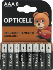 Батарея Opticell Basic LR03 AAA (8шт) блистер