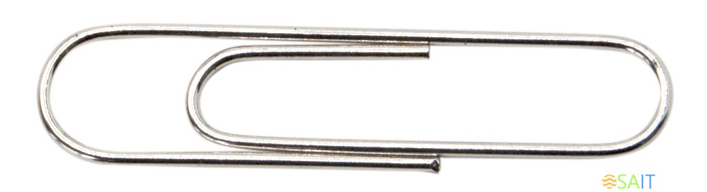 Скрепки Silwerhof никель 33мм (упак.:100шт) картонная коробка