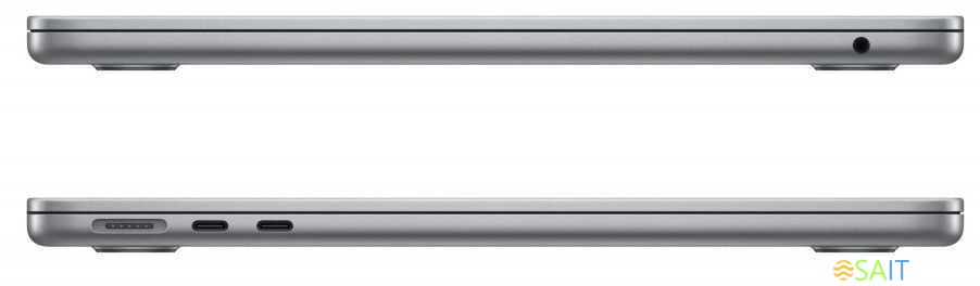 Ноутбук Apple MacBook Air A2681 M2 8 core 8Gb SSD256Gb/8 core GPU 13.6" IPS (2560x1664) macOS grey space WiFi BT Cam (MLXW3LL/A)