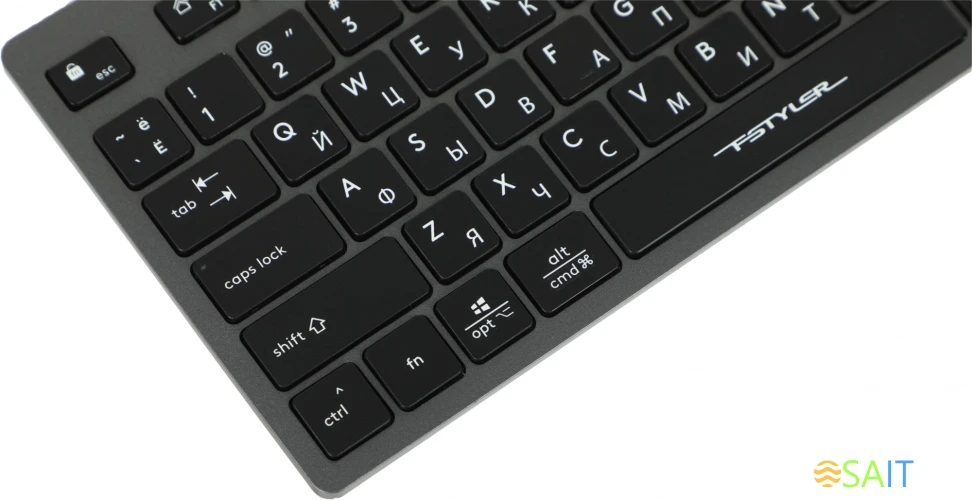 Клавиатура A4Tech Fstyler FX50 серый USB slim Multimedia (FX50 GREY)