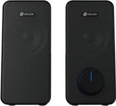 Колонки Оклик OK-175 2.0 черный 10Вт портативные