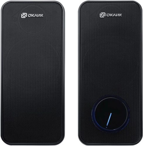Колонки Оклик OK-175 2.0 черный 10Вт портативные