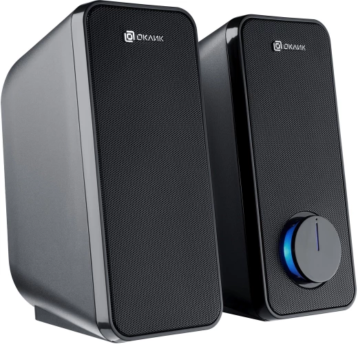 Колонки Оклик OK-175 2.0 черный 10Вт портативные