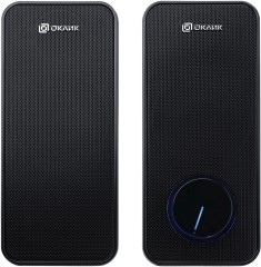 Колонки Оклик OK-175 2.0 черный 10Вт портативные