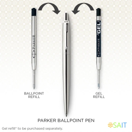 Ручка шариков. Parker Jotter Core K691 (1953206) Stainless Steel GT M син. черн. блистер