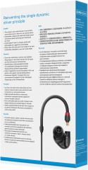 Наушники вкладыши Sennheiser IE 100 PRO 1.3м черный проводные в ушной раковине (508940)