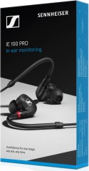 Наушники вкладыши Sennheiser IE 100 PRO 1.3м черный проводные в ушной раковине (508940)