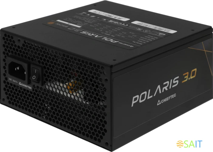 Блок питания Chieftec ATX 850W Polaris PPS-850FC-A3 80+ gold (20+4pin) APFC 135mm fan 12xSATA Cab Manag RTL