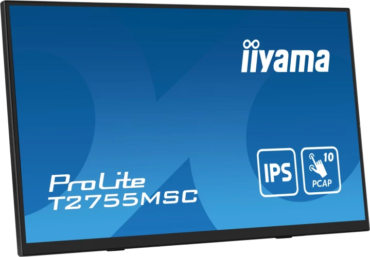 Монитор Iiyama 27" ProLite T2755MSC-B1 черный IPS LED 16:9 HDMI M/M матовая 400cd 178гр/178гр 1920x1080 60Hz DP FHD USB Touch 5.8кг