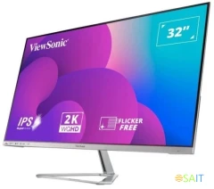 Монитор ViewSonic 31.5&quot; VX3276-2K-mhd-2 черный IPS LED 4ms 16:9 HDMI M/M матовая 1200:1 250cd 178гр/178гр 2560x1440 75Hz DP QHD 6.2кг