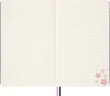 Блокнот Moleskine LIMITED EDITION SAKURA LESU08QP060 Large 130х210мм обложка текстиль 176стр. линейка синий 2025