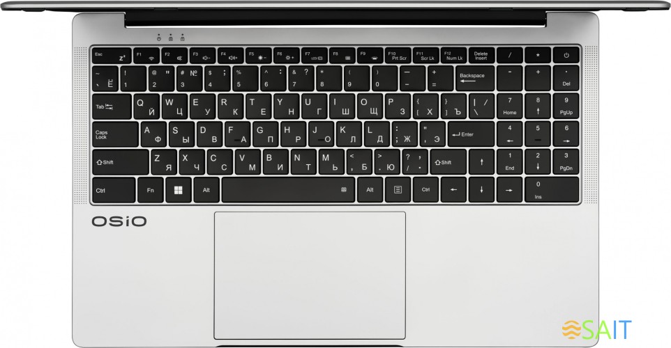 Ноутбук Osio FocusLine F140I-001 Core i3 1125G4 8Gb SSD256Gb Intel UHD Graphics 14" IPS FHD (1920x1080) без ОС grey WiFi BT Cam 6000mAh