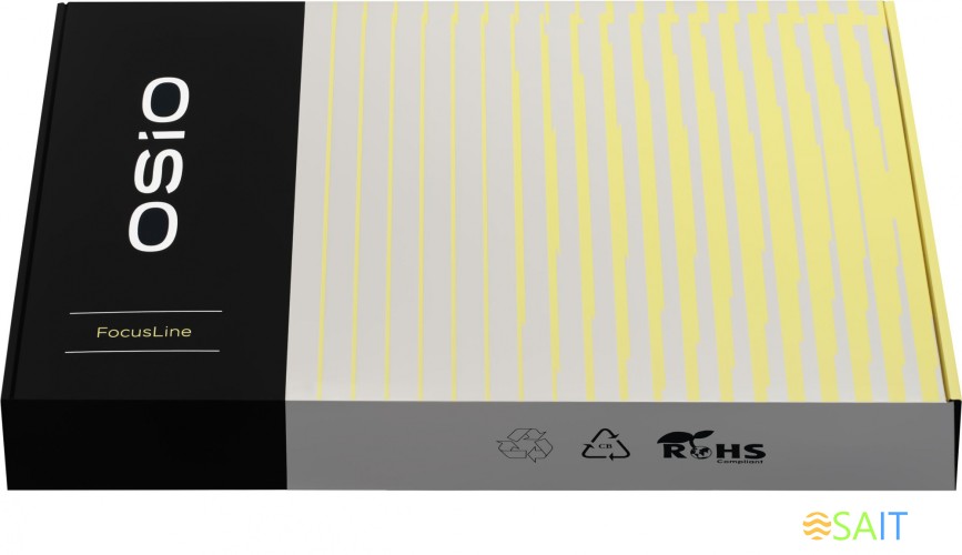 Ноутбук Osio FocusLine F140I-001 Core i3 1125G4 8Gb SSD256Gb Intel UHD Graphics 14" IPS FHD (1920x1080) без ОС grey WiFi BT Cam 6000mAh