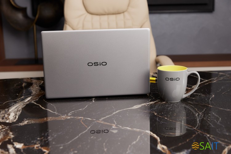 Ноутбук Osio FocusLine F140I-001 Core i3 1125G4 8Gb SSD256Gb Intel UHD Graphics 14" IPS FHD (1920x1080) без ОС grey WiFi BT Cam 6000mAh