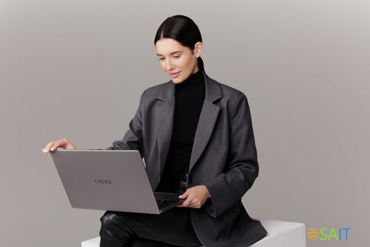 Ноутбук Osio FocusLine F140I-001 Core i3 1125G4 8Gb SSD256Gb Intel UHD Graphics 14" IPS FHD (1920x1080) без ОС grey WiFi BT Cam 6000mAh