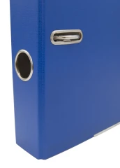 Папка-регистратор Silwerhof 355020-02 A4 50мм ПВХ/бумага синий мет.окант. сборная смен.карм. на кор.