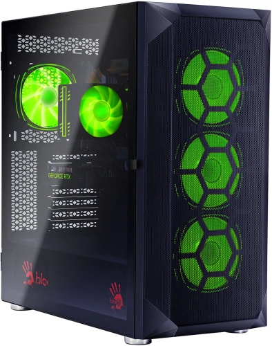ПК Bloody BD-PC RB65C2 MT Ryzen 5 7500F (3.7) 32Gb SSD1Tb RX 7700XT 12Gb Windows 11 Home 64 2.5Gigabit WiFi BT 650W черный (RUS) (2111350)