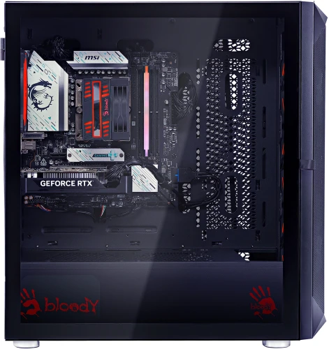 ПК Bloody BD-PC RB65C2 MT Ryzen 5 7500F (3.7) 32Gb SSD1Tb RX 7700XT 12Gb Windows 11 Home 64 2.5Gigabit WiFi BT 650W черный (RUS) (2111350)