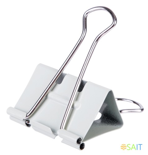 Зажимы Deli E8551S металл 50мм ассорти (упак.:12шт) пластиковая туба