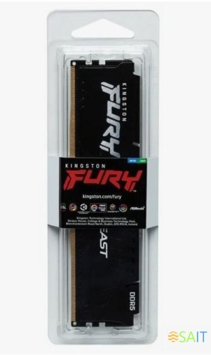 Память DDR5 8GB 6000MHz Kingston KF560C36BBE-8 Fury Beast Black Expo RTL Gaming PC5-48000 CL36 DIMM 288-pin 1.35В single rank с радиатором Ret