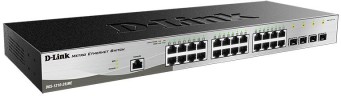Коммутатор D-Link DGS-1210-28/ME/B (L2) 24x1Гбит/с 4SFP управляемый