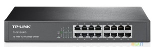 Коммутатор TP-Link TL-SF1016DS (L2) 16x100Мбит/с неуправляемый