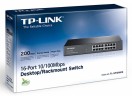 Коммутатор TP-Link TL-SF1016DS (L2) 16x100Мбит/с неуправляемый
