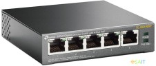 Коммутатор TP-Link TL-SG1005P (L2) 5x1Гбит/с 4PoE+ 65W неуправляемый