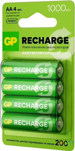 Аккумулятор GP Smart Energy AA NiMH 1000mAh (4шт)